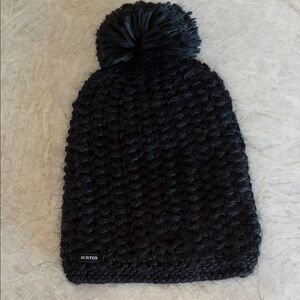 Burton Midnight Knit Beanie with Pom